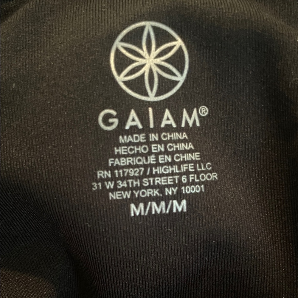 GAIAM Black Leggings